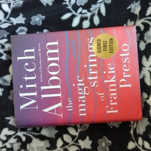 Mitch Album First Edition Signed The Magic Strings of Frankie Presto Hardcover